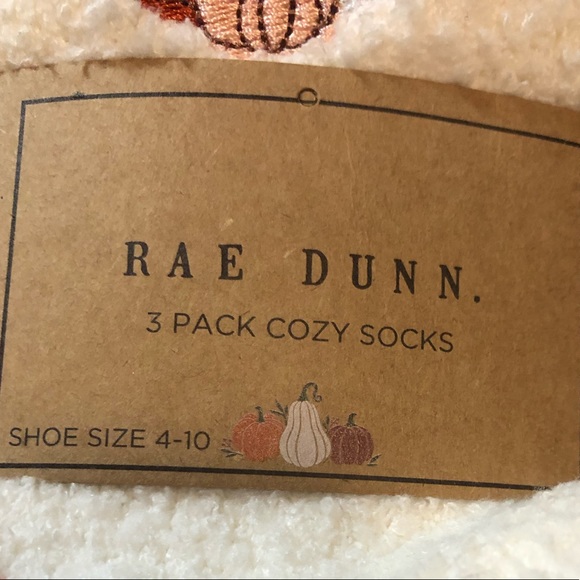 🆕 Rae Dunn GIVE THANKS Cozy Socks 3 Pack - Picture 10 of 12